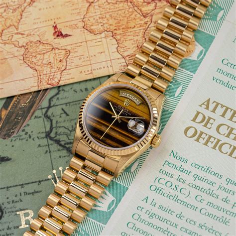 rolex day date tiger eye dial